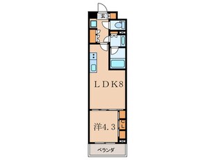 ザ・パークハビオ柿の木坂の物件間取画像